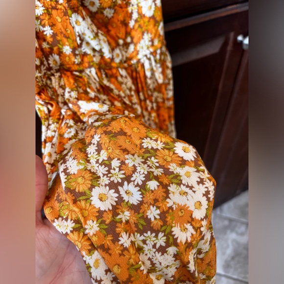 Wild Fable 70s Floral Style Print Dress - Picture 3 of 6